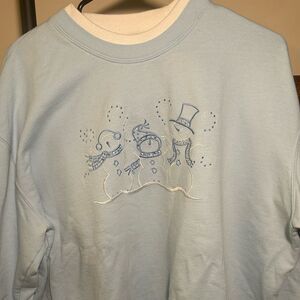 Decorated Originals Grandma Core Snowman Sweatshirt Cozy XL